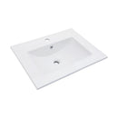 Premium Rectangular Vanity Top With Single Faucet Hole And Overflow