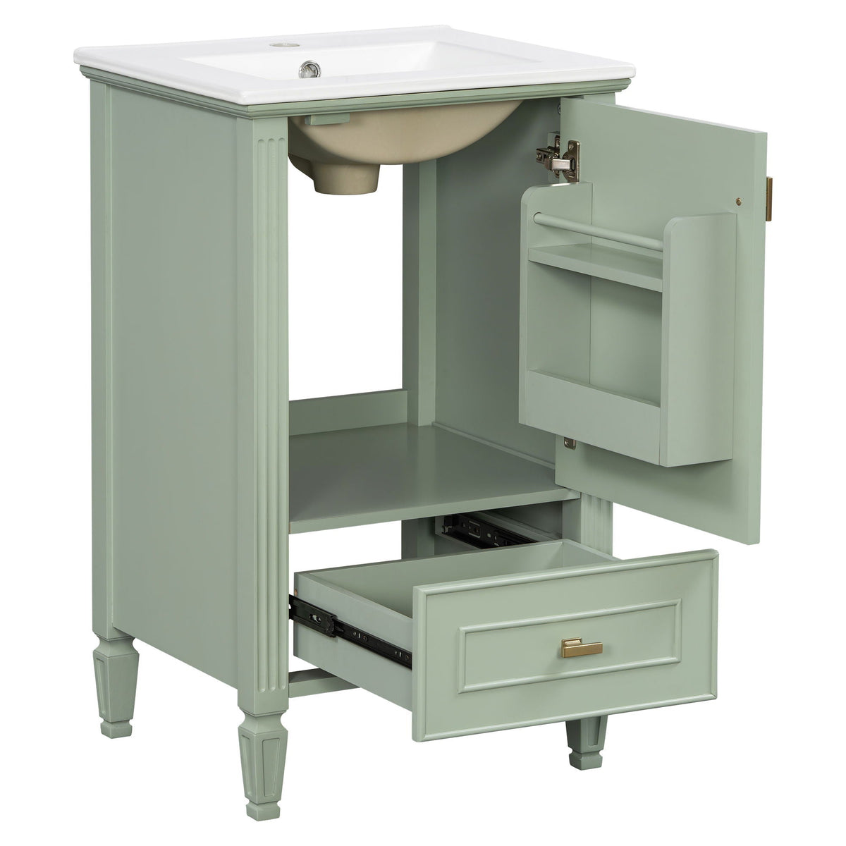 Retro Bathroom Vanity With Sink, photo 6 of 40