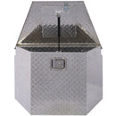 29inch Aluminum tool box,heavy duty truck bed tool box,outdoor trailer pickup storage tool box,RV storage organizer,underbody box w/lock keys,silver, 29x16.5x18.5inch