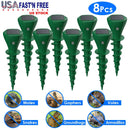 8Pcs Solar Powered Mole Repellent Waterproof Solar Animal Repellers for Moles Gophers Groundhogs Snakes Voles Outdoor Vibration Stake For Farm Garden
