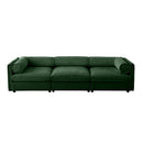 Stylish Sofa With Storage Seat And Cylindrical Backrest