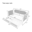 Traditional Style Rattan Daybed, No Box Spring Needed by HouseOfZazla