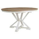 Dining Set With Extendable Round Table And 4 Upholstered Chairs by HouseOfZazla
