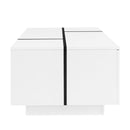 Extendable Coffee Table With 2 Hidden Storage Space And 2 Drawers For Living Room by HouseOfZazla