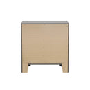 Modern 2 Drawer Nightstand - Brown - Wood by HouseOfZazla