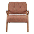 Lounge Chair With Tufted Upholstery And Solid Frame by HouseOfZazla