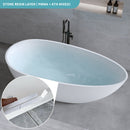 59'' Solid Surface Matte Tub