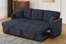 Sectional Sofa Bed - Dark Blue by HouseOfZazla
