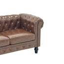 2 Piece Chesterfield Sofa Set