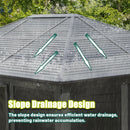 11.2x14.6FT Aluminum Hardtop Gazebo