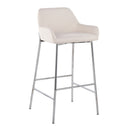 Daniella - Contemporary Fixed Height Bar Stool (Set of 2) by HouseOfZazla