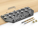 Shelf Pin Jig and Hinge Jig Two-in-One Aluminum Alloy Cabinet Hole Drilling Tool by HouseOfZazla