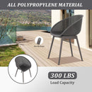 Modern Lounge Chair Set With Round Table by HouseOfZazla