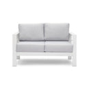 Patio All-Weather Loveseat With Thick Cushions by HouseOfZazla