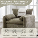 Oversized Accent Single Sofa Lounge Chair - Matcha Green by HouseOfZazla