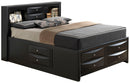 Modern Design Storage Bed With Bookcase Headboard by Unique Piece Furniture