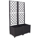 Poly Rattan Garden Planter