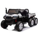 24V 2-Seater UTV-XXL Ride On Truck with Dump Bed for kid,Ride On 4WD UTV with 6 Wheels,Foam Tires, Suitable for Off-Roading,remote control,Three-Point Safety Harness