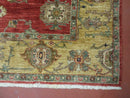 6.5' X 7' Vintage Handmade Egypt Agra Wool Rug Carpet Square Beauty