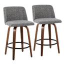 Toriano - Mid Century Modern, Counter Stool (Set of 2) by Unique Piece Furniture