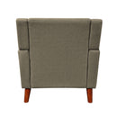 Luminaesque Fabric Upholstered Armchair With Tufted Back by HouseOfZazla