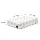12'' Hybrid Mattress with Memory Foam & Pocket Springs for Pressure Relief by HouseOfZazla