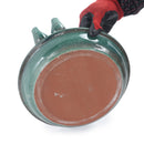 Handmade Ceramic Bird Bath, 11.8 Inch Forest