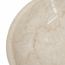7x7x4" Round Marble Pedestal Fruit Bowl by HouseOfZazla