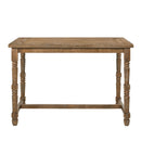 Farsiris - Counter Height Table - Weathered Oak by Unique Piece Furniture