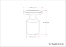 Haynes - Handcrafted Wooden Accent Table