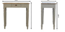 Hand Painted Writing Desk - Gray by HouseOfZazla