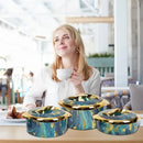 3-Piece Insulated Thermal Casserole Dish Set with Lids