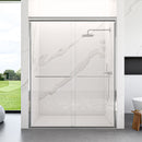 Modern Semi Frameless Double Sliding Shower Door by HouseOfZazla