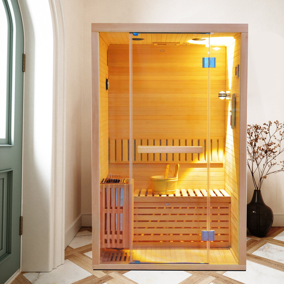 Premium Hemlock Sauna, photo 6 of 10