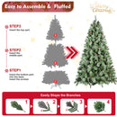 7FT Christmas Tree with 82 Pine Cones