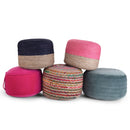 Lydia - Handcrafted Round Pouf by HouseOfZazla