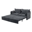Pull Out Sofa Bed, Convertible Sleeper Sofa Couch, Side Storage, And USB / C - Type Charging Ports Chair by Unique Piece Furniture