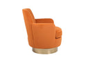 Teddy Swivel Barrel Chair, Swivel Accent Chairs Armchair For Living Room by HouseOfZazla