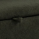 50 inchesMulti-functional long rectangular bed end storage sofa stool teddy fleece