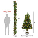 Pre-Lit Xmas Tree Artificial Christmas 3-Piece Set