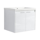 24" Bathroom Vanity With Resin Sink
