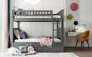 Bunk Bed With Twin Size Trundle, Guardrails by HouseOfZazla