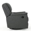 Glider Recliner With Swivel, Manual Reclining Chair by HouseOfZazla