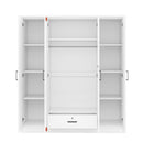 4 Door Wardrobe With 1 Drawer by Unique Piece Furniture