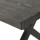 Rolando Outdoor Aluminum Dining Table with Steel Frame by HouseOfZazla