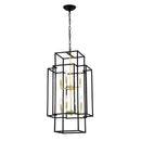 8 Light Lantern Chandelier Lighting, Entryway Chandeliers For High Ceilings, Chandeliers For Dining Room, Foyer, Entry, Staircase, Hallway, Height Adjustable (E12 Bulbs Not Included)