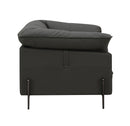Tadi - Top Grain Leather Chair - Black by HouseOfZazla