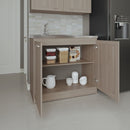 Utility Sink Cabinet 36" H, 2 Doors, 2 Shelves by HouseOfZazla