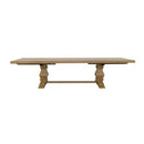 Florence 126-inch Extension Dining Table Rustic Honey