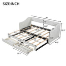 Upholstered Daybed With 2 Drawers by HouseOfZazla